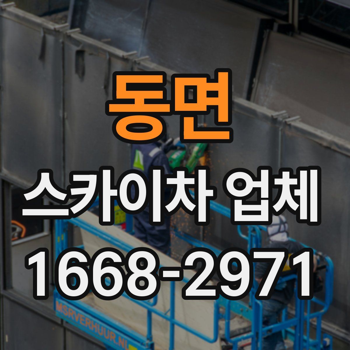 동면 스카이차 업체