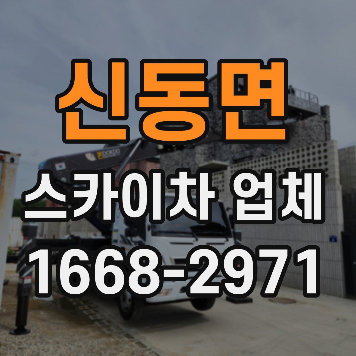 신동면 스카이차 업체