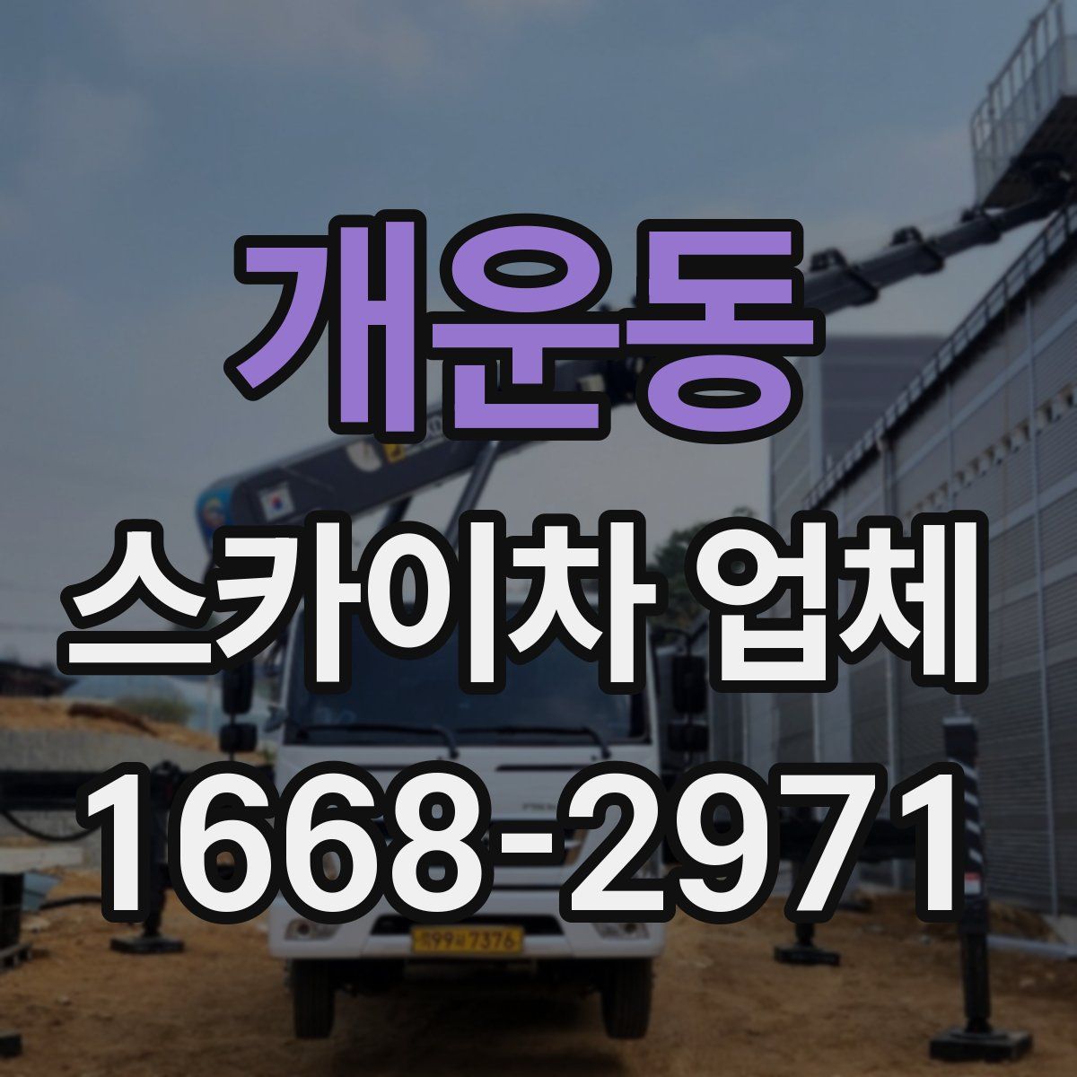 개운동 스카이차 업체