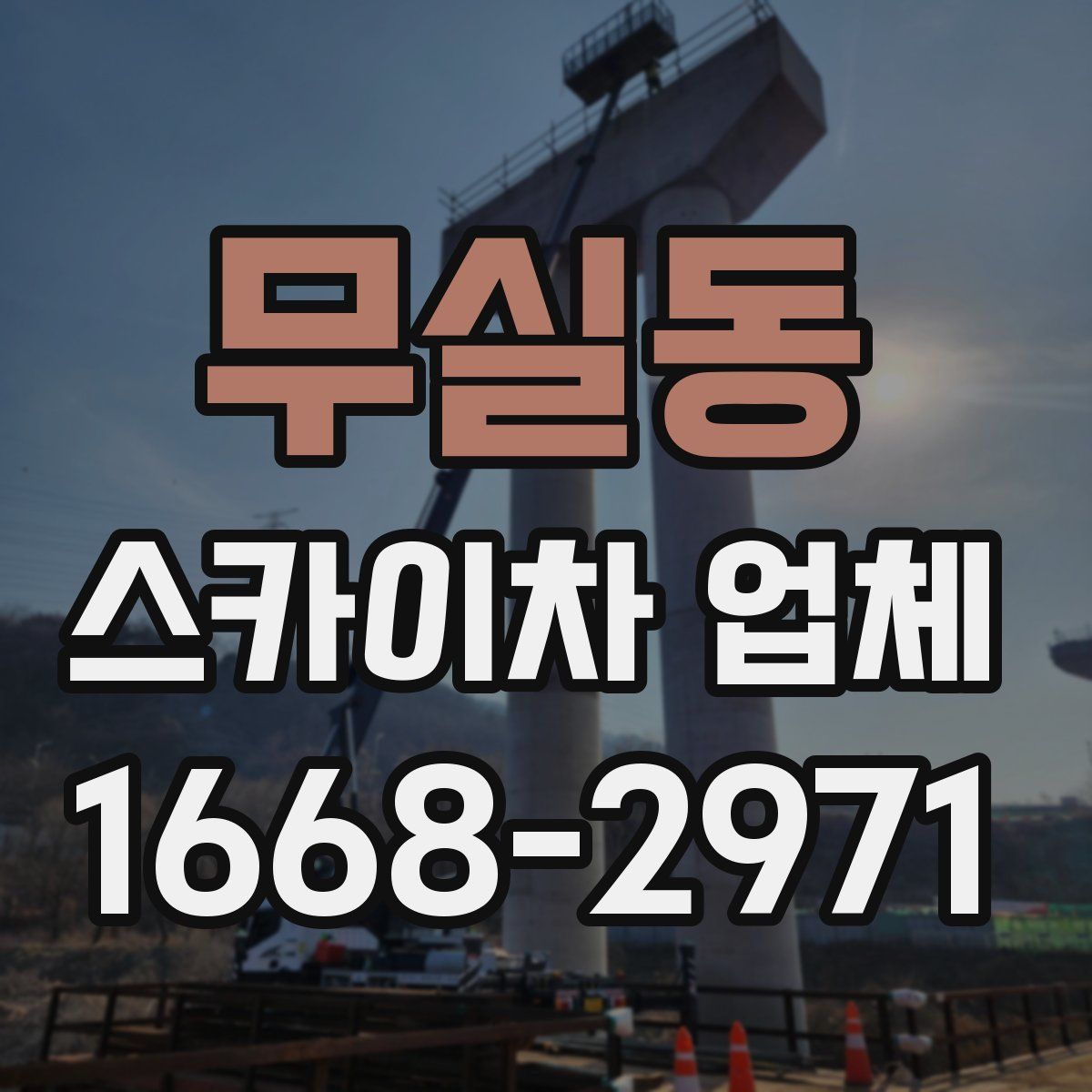 무실동 스카이차 업체