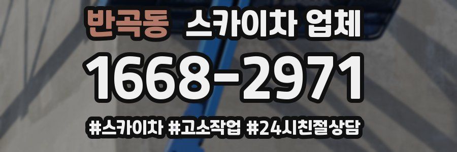 반곡동 스카이차 업체