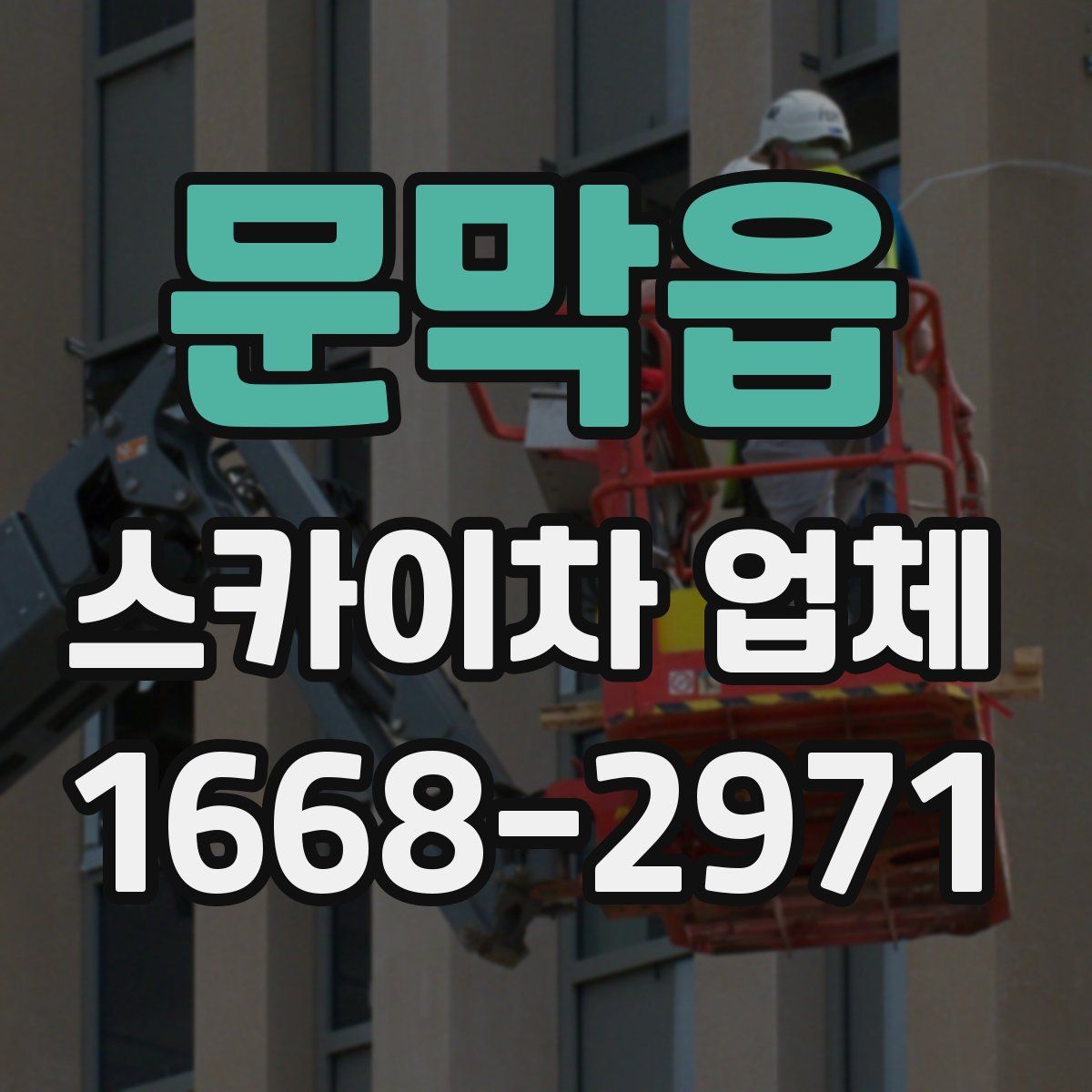 문막읍 스카이차 업체