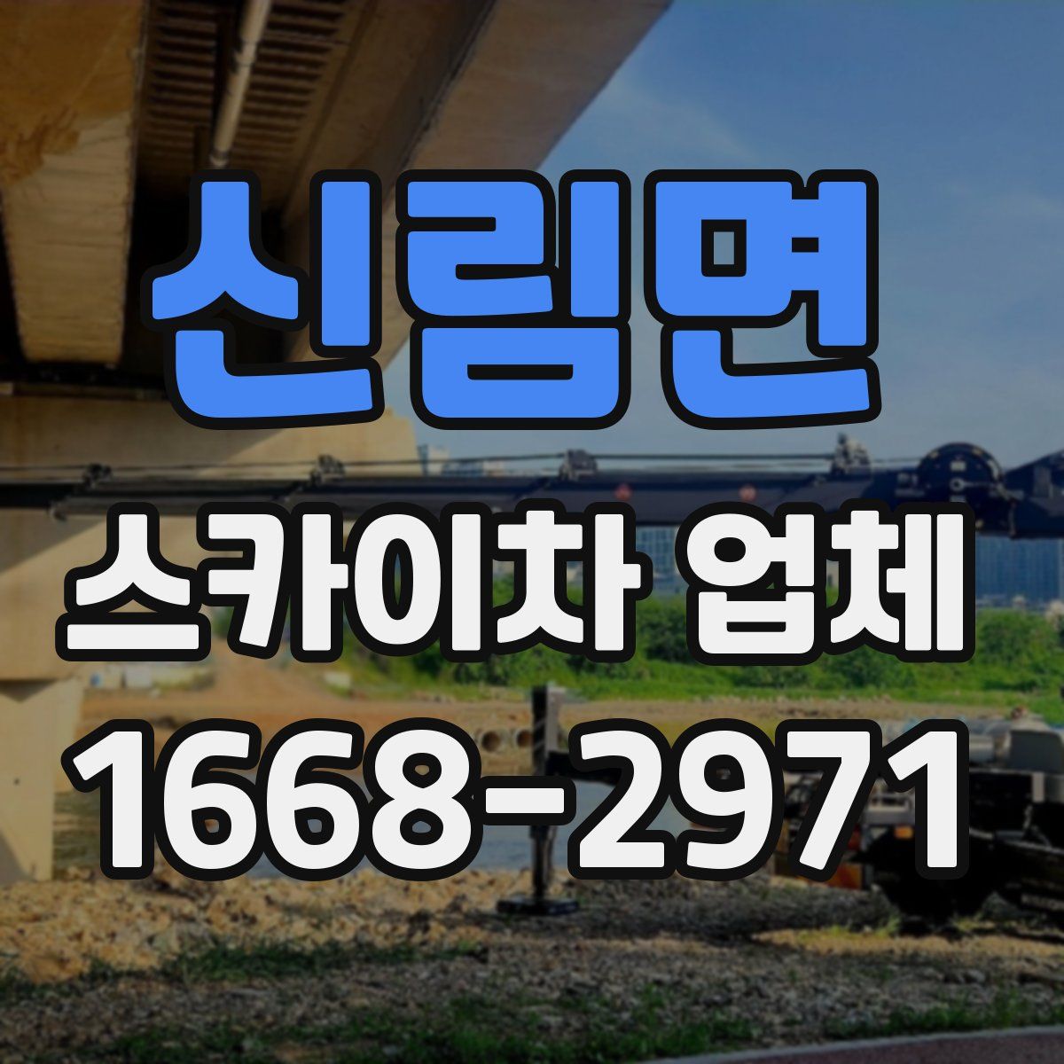 신림면 스카이차 업체
