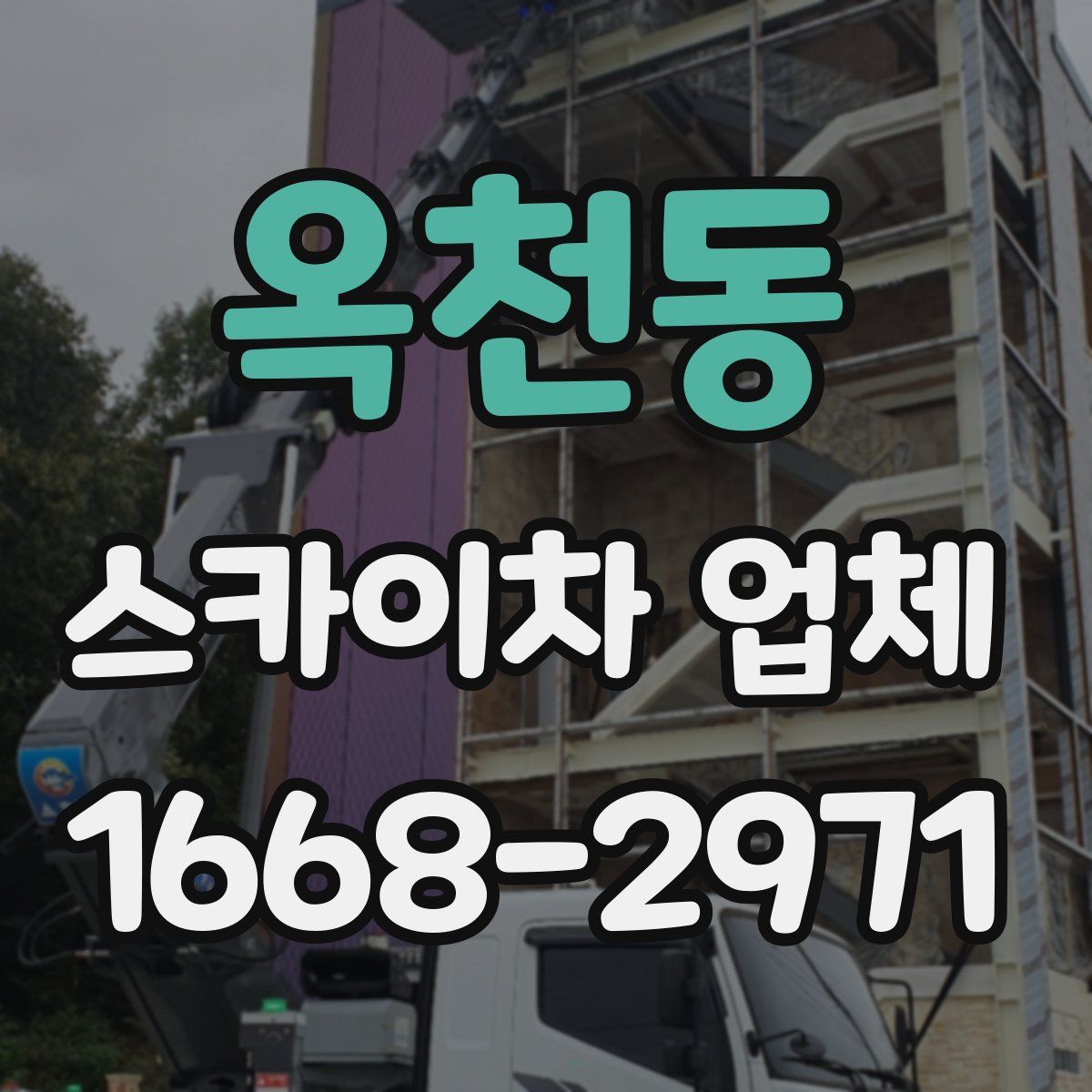 옥천동 스카이차 업체
