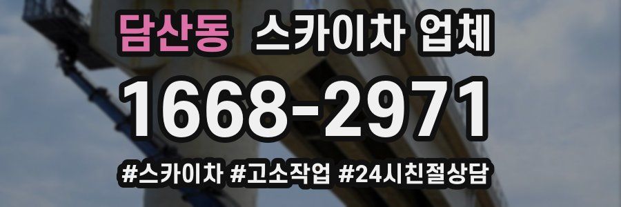 담산동 스카이차 업체