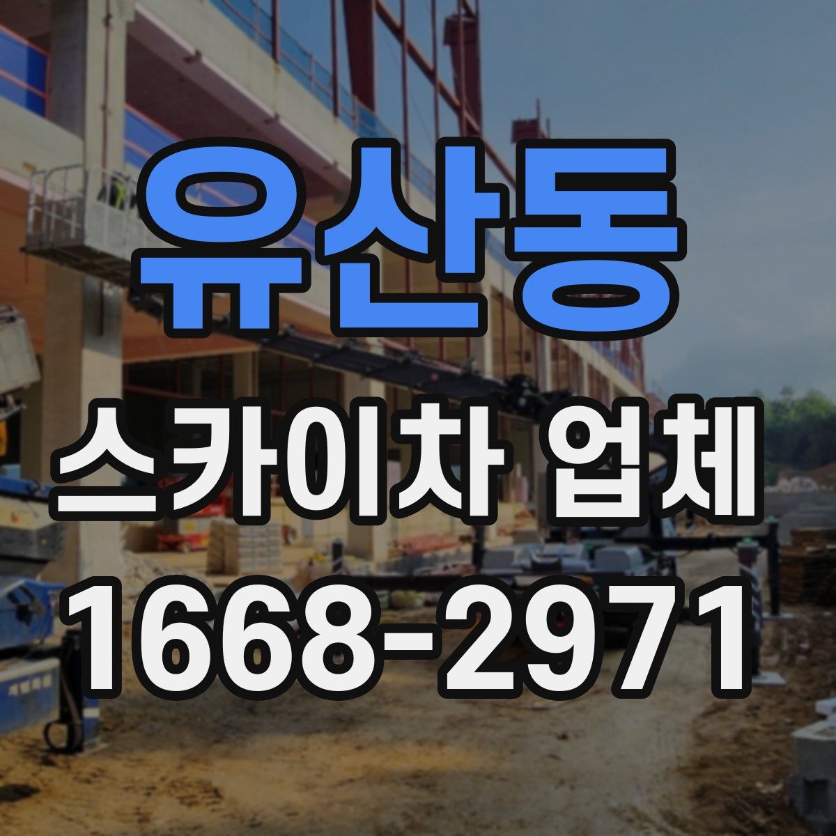 유산동 스카이차 업체