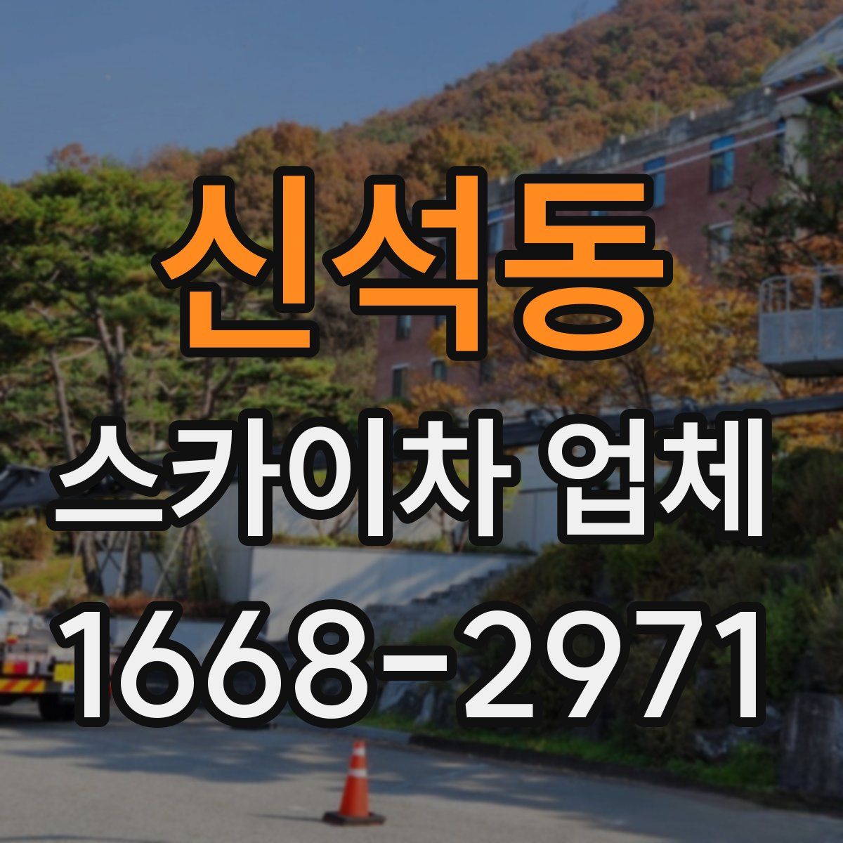 신석동 스카이차 업체