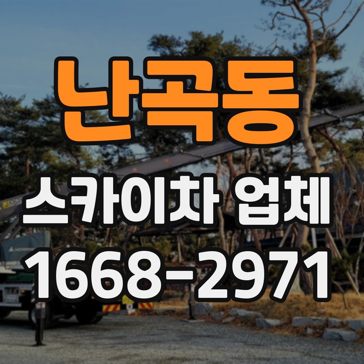 난곡동 스카이차 업체