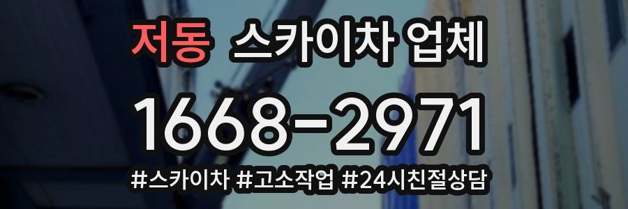 저동 스카이차 업체