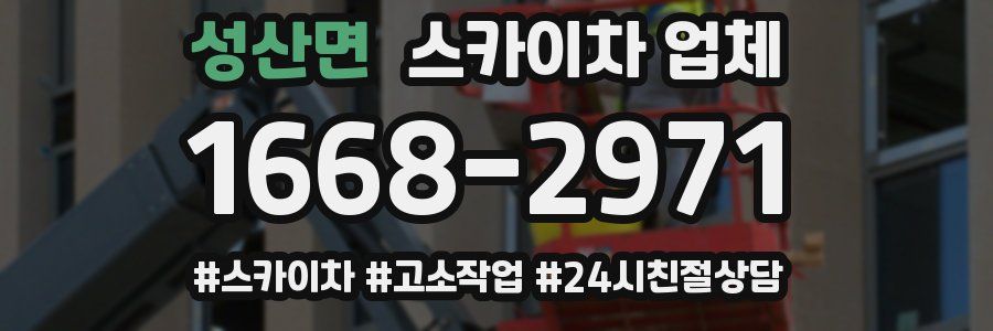성산면 스카이차 업체
