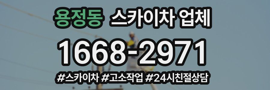 용정동 스카이차 업체