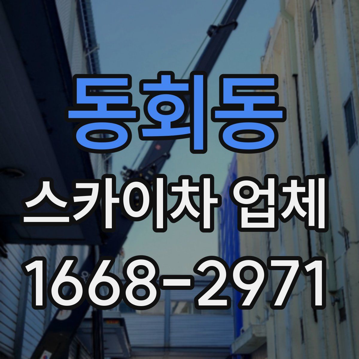 동회동 스카이차 업체