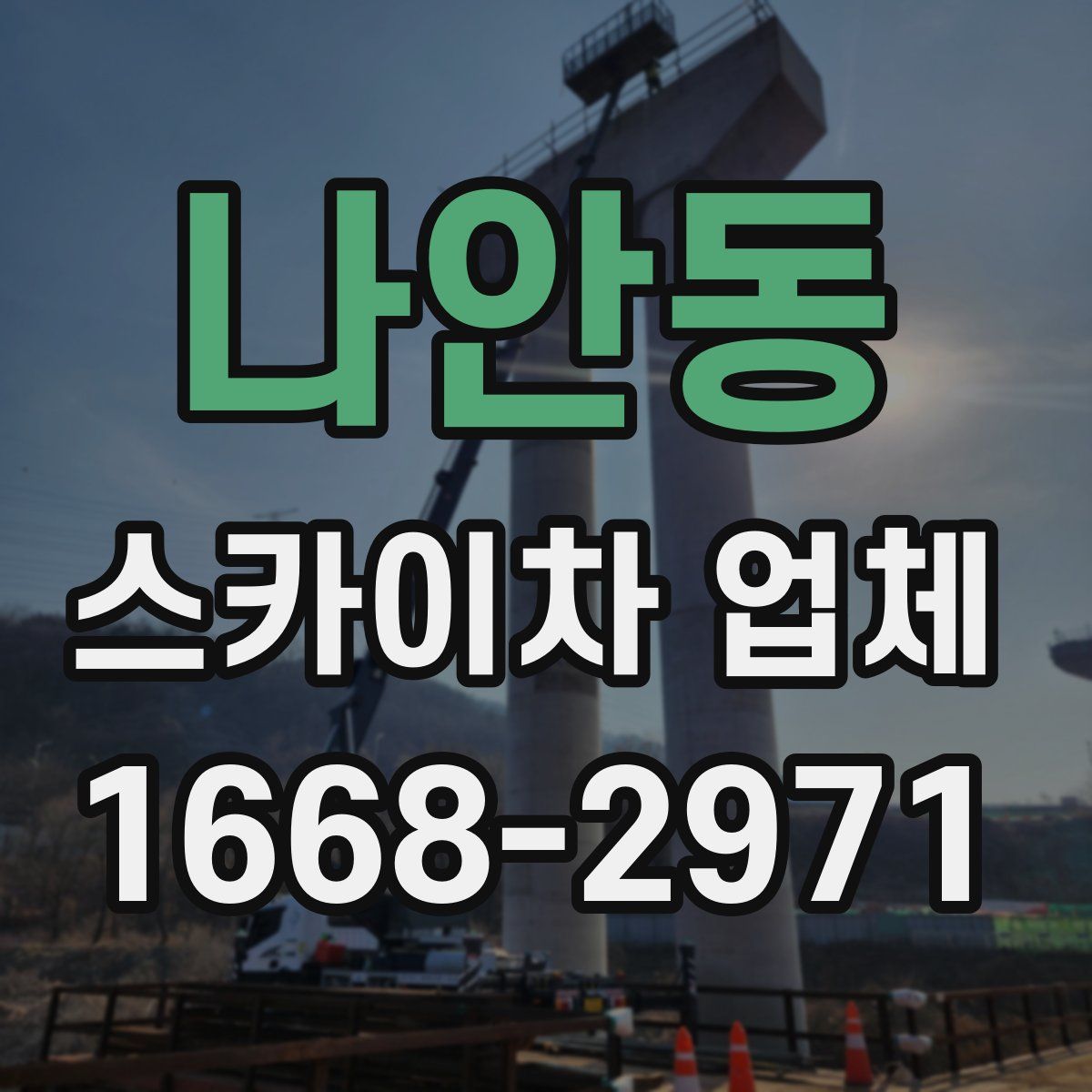 나안동 스카이차 업체