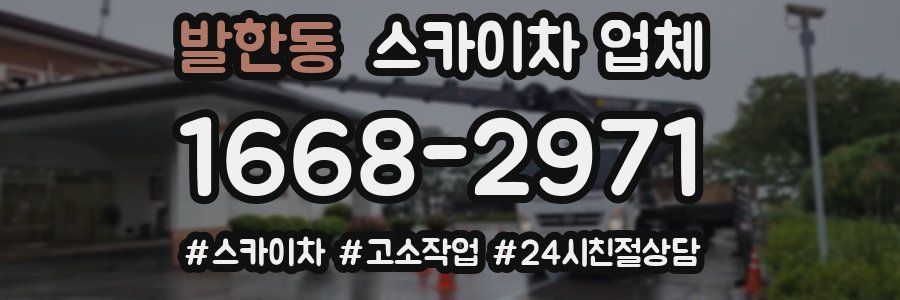 발한동 스카이차 업체