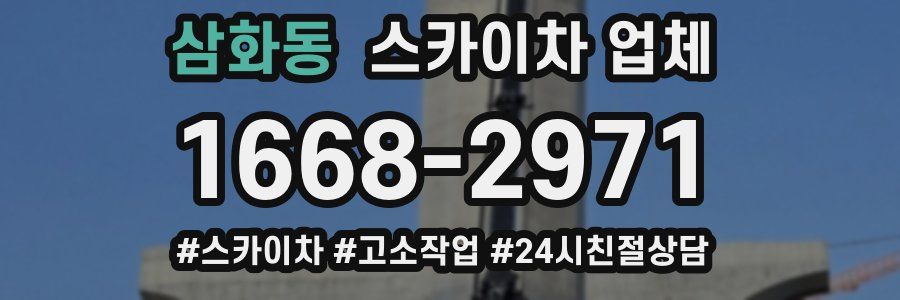 삼화동 스카이차 업체