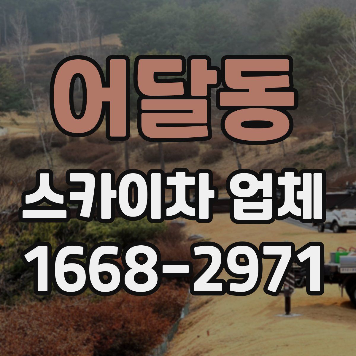 어달동 스카이차 업체
