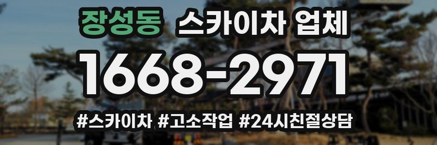 장성동 스카이차 업체