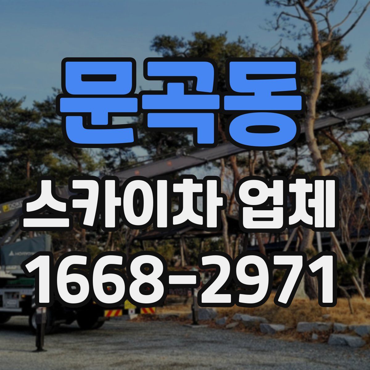 문곡동 스카이차 업체