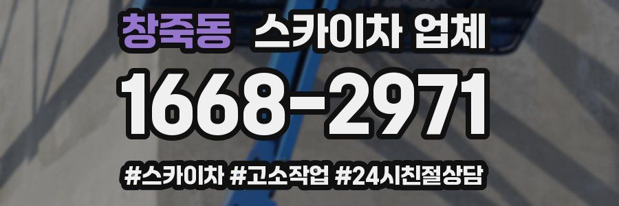 창죽동 스카이차 업체