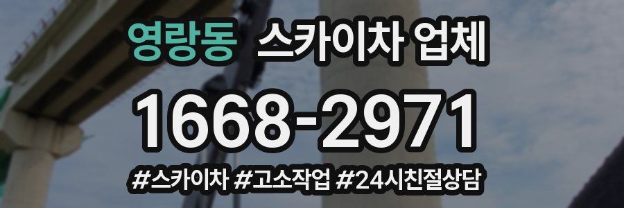 영랑동 스카이차 업체