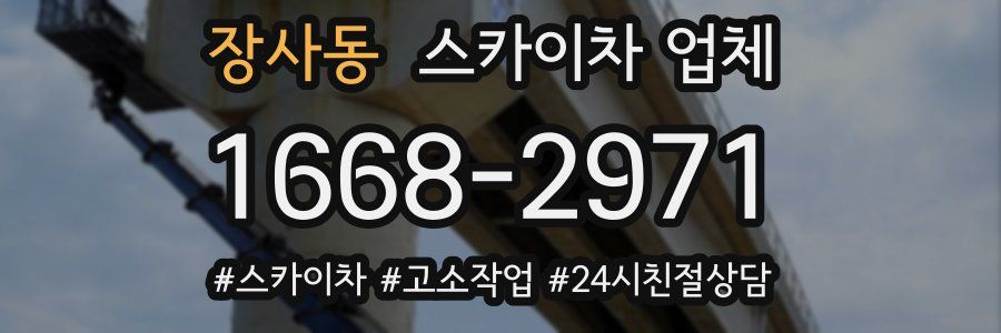 장사동 스카이차 업체