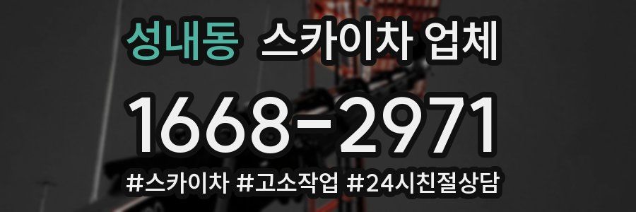 성내동 스카이차 업체