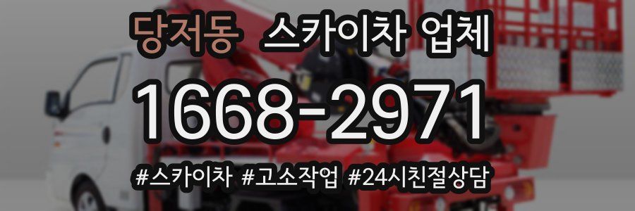 당저동 스카이차 업체