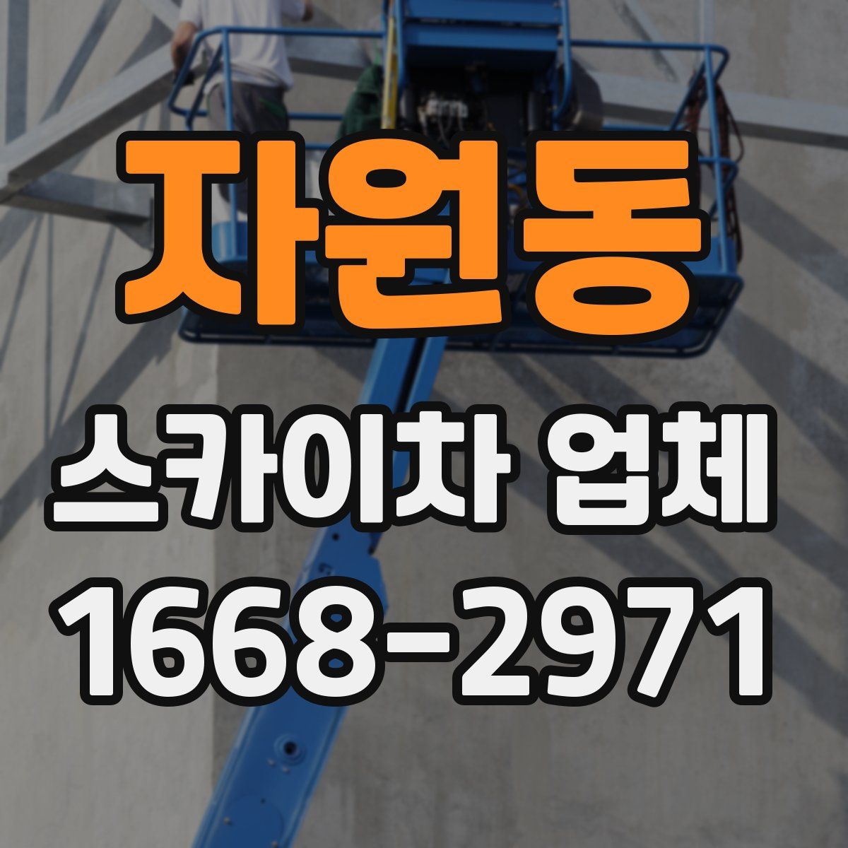 자원동 스카이차 업체