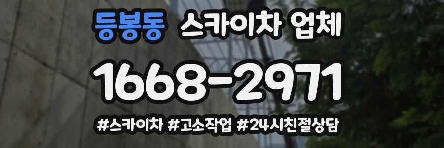 등봉동 스카이차 업체