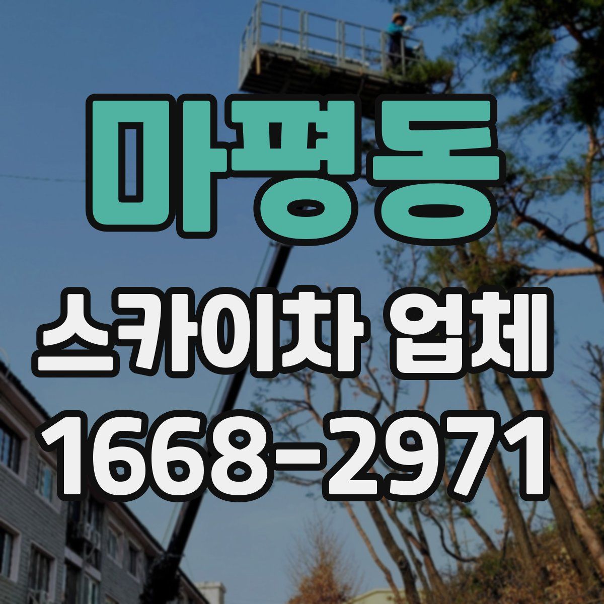 마평동 스카이차 업체