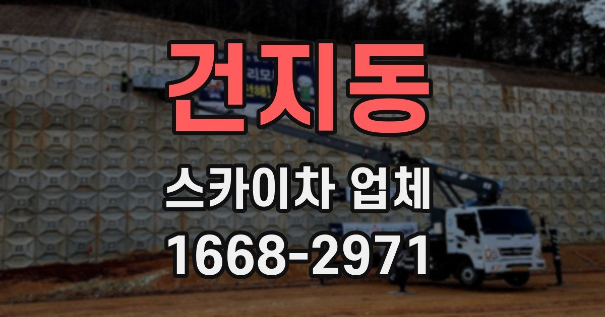 건지동 스카이차 업체