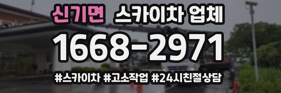 신기면 스카이차 업체