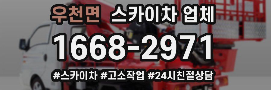 우천면 스카이차 업체