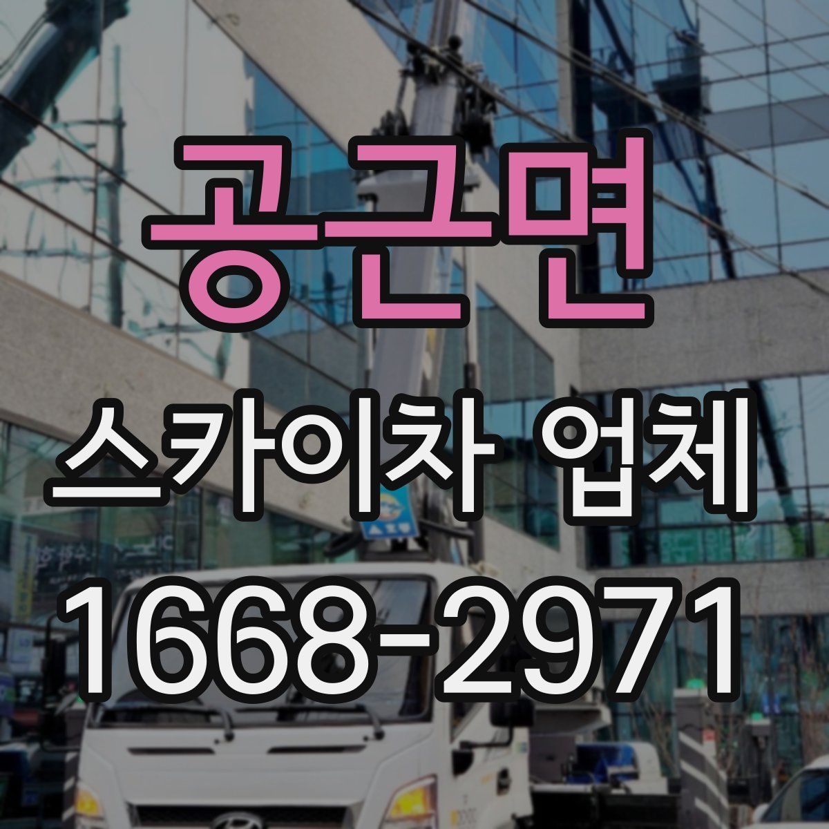 공근면 스카이차 업체