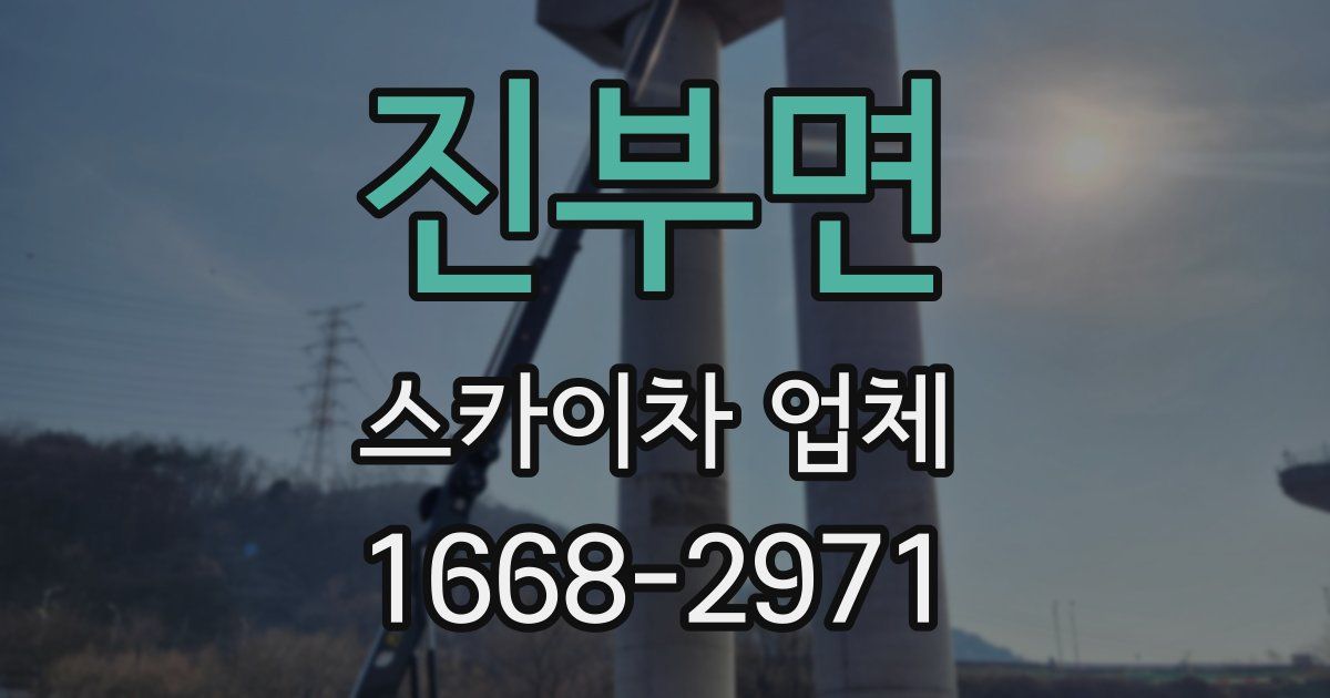 진부면 스카이차 업체