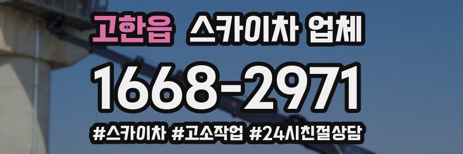 고한읍 스카이차 업체