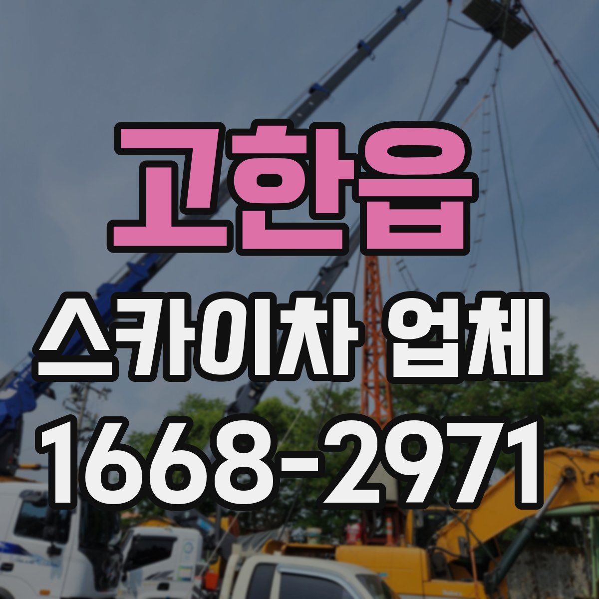고한읍 스카이차 업체