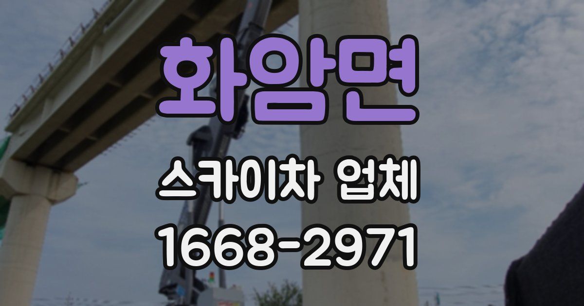 화암면 스카이차 업체