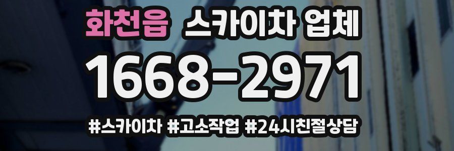 화천읍 스카이차 업체