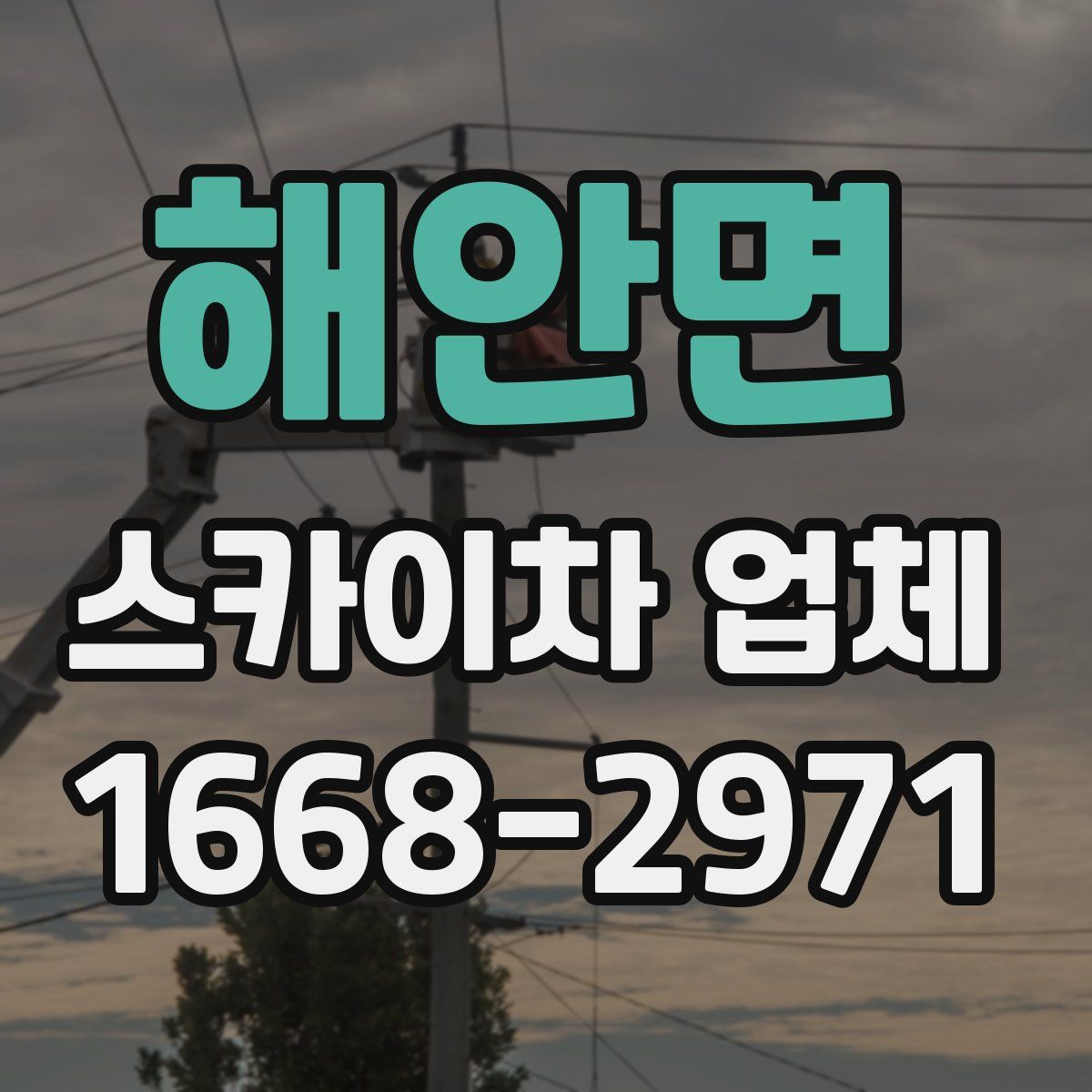 해안면 스카이차 업체
