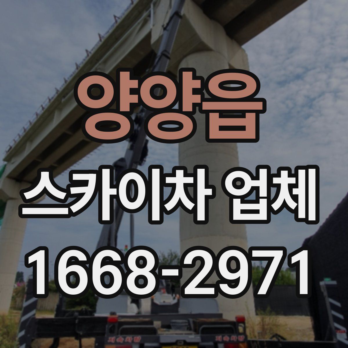 양양읍 스카이차 업체