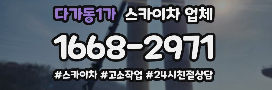 다가동1가 스카이차 업체