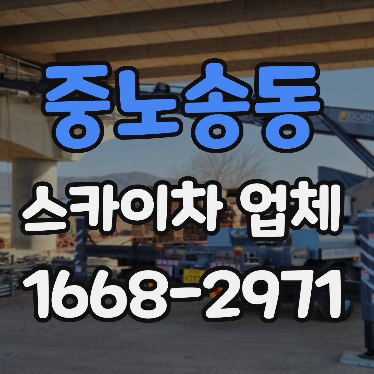 중노송동 스카이차 업체