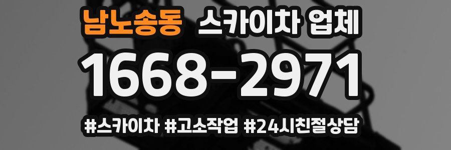 남노송동 스카이차 업체