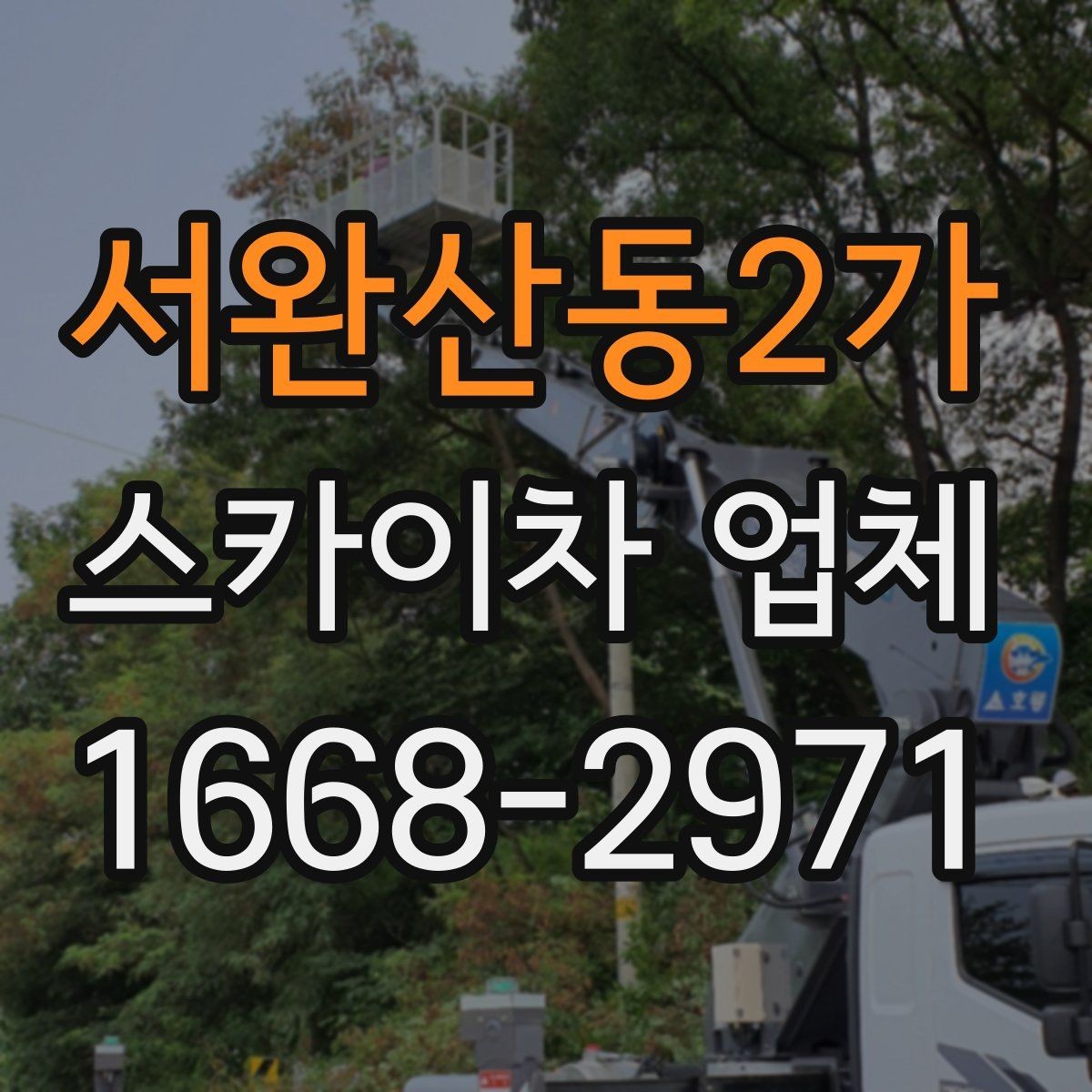 서완산동2가 스카이차 업체 찾을 때 운영 지역과 대응 속도 확인하기