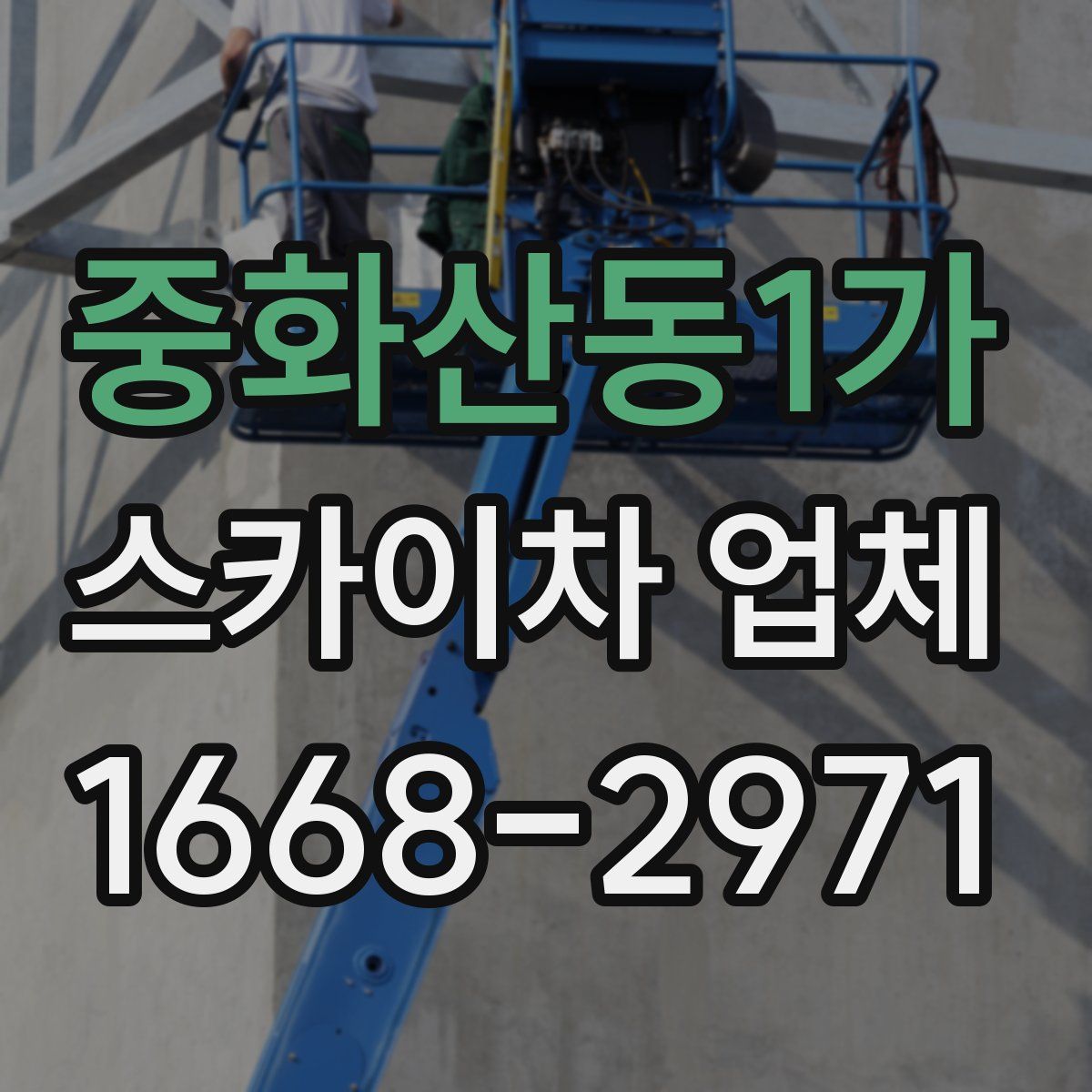 중화산동1가 스카이차 업체