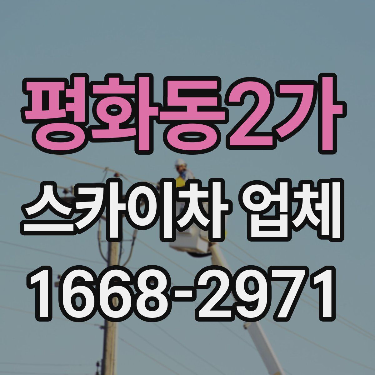 평화동2가 스카이차 업체