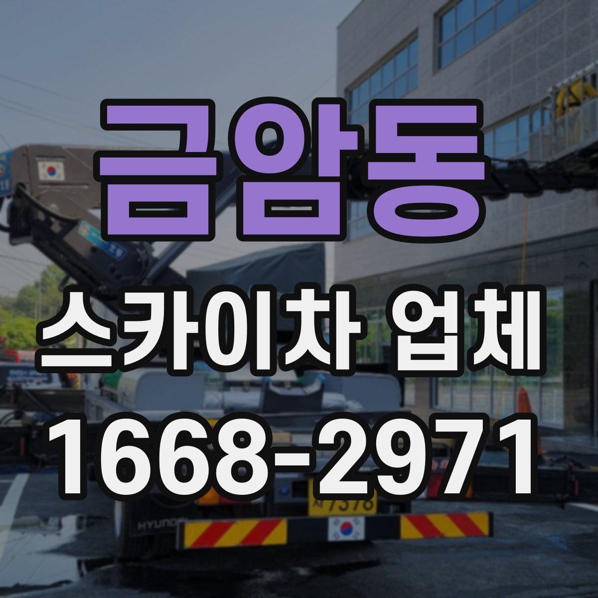 금암동 스카이차 업체