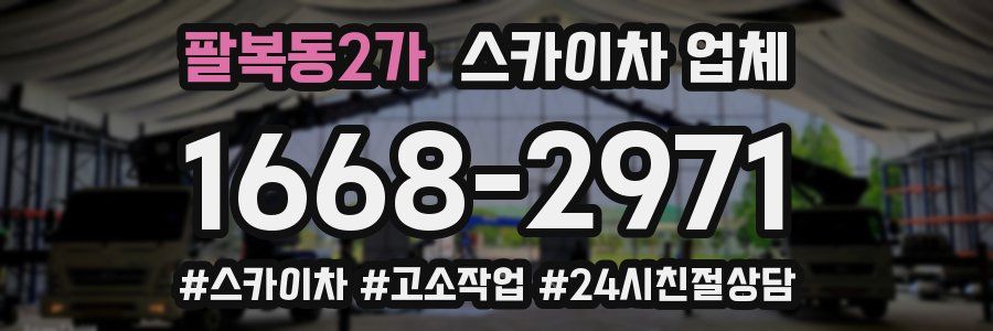 팔복동2가 스카이차 업체