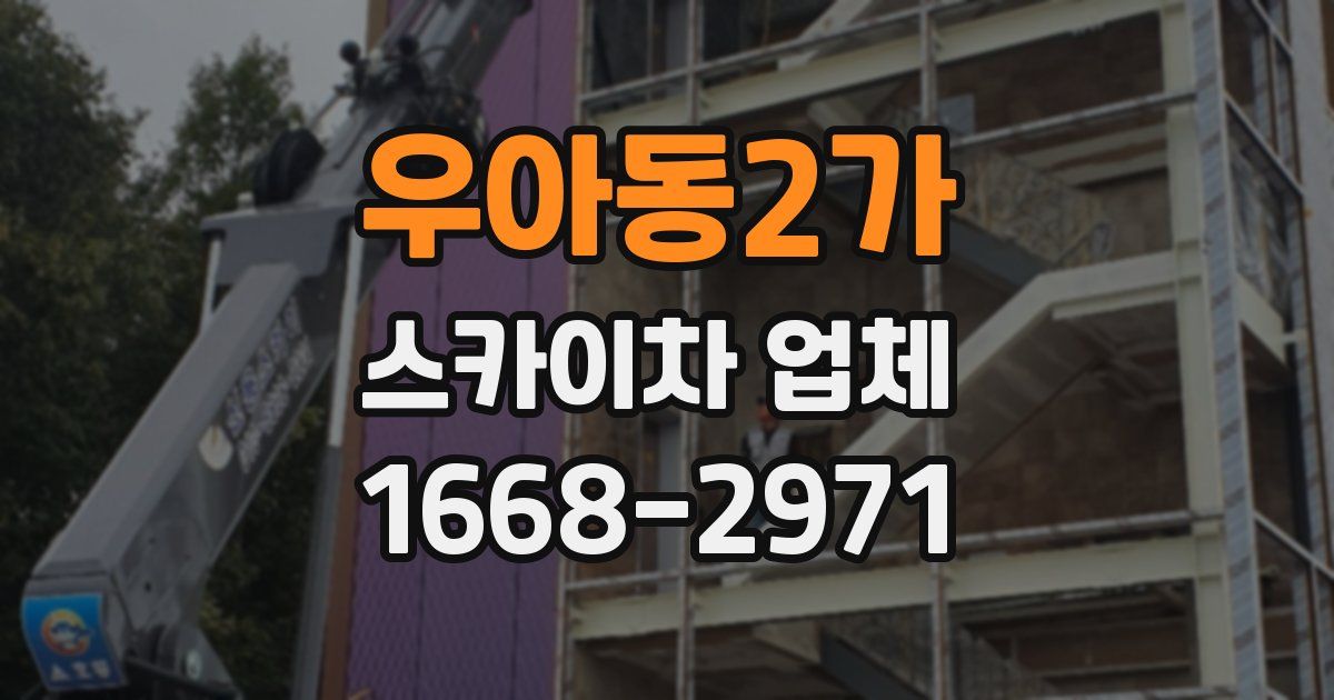 우아동2가 스카이차 업체